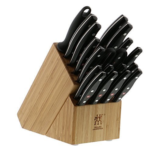 ZWILLING Twin Signature 19 - Piece German Knife Set with Block - electronicsexpo.com - Knife Blocks
