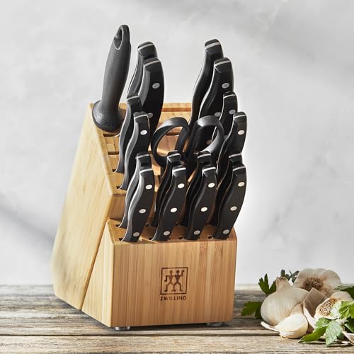 ZWILLING Twin Signature 19 - Piece German Knife Set with Block - electronicsexpo.com - Knife Blocks