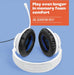 JBL Quantum 100P Console Gaming Headset for Playstation (White)