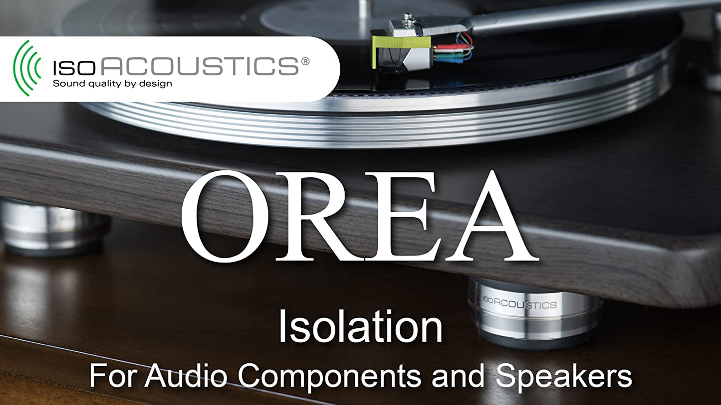 IsoAcoustics Orea Series Audio Equipment Isolators (Bordeaux - 32 lbs Max/pc) - Misc - electronicsexpo.com