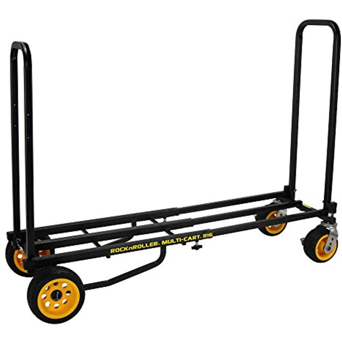Rock-N-Roller R16RT (Max Wide) 8-in-1 Folding Multi-Cart 34" to 52" Telescoping Frame/600lbs Load Capacity (Black)