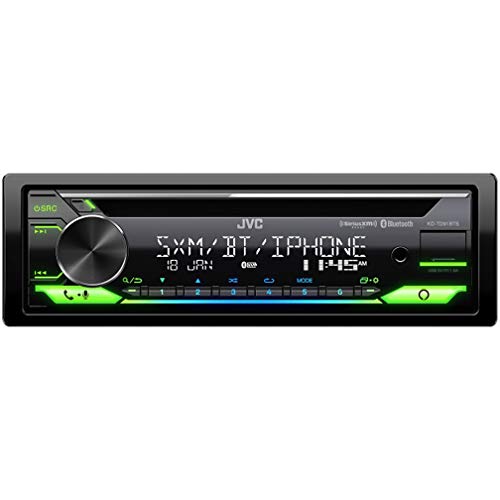 JVC KD-TD91BTS Bluetooth Car Stereo Receiver with USB Port - 2-Line LCD Display, AM/FM Radio - CD and MP3 Player - Amazon Alexa Enabled - Single DIN - 13-Band EQ (Black) - Car Stereo Receivers - electronicsexpo.com