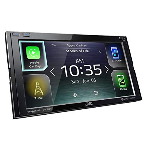 JVC KW-V25BT 6.2 WVGA Touchscreen Double-DIN AM/FM Radio