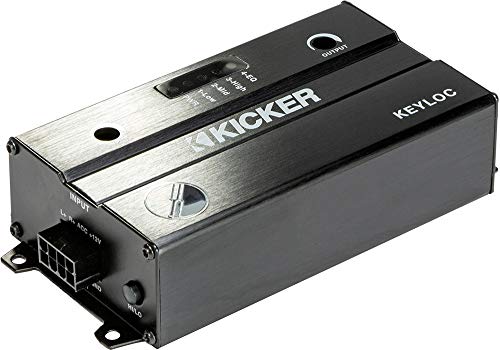 Kicker 47KEYLOC KEYLOC 10V RMS Digital Signal Processor Smart Line Output Converter Vehicle Audio System with Factory and Aftermarket Gear (Black) - Car Amplifier - electronicsexpo.com