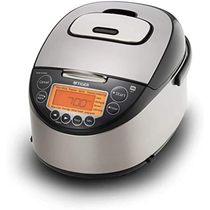 Tiger Corporation JKT-D18U 10-Cup (Uncooked) IH Rice Cooker (Black & Stainless Steel)
