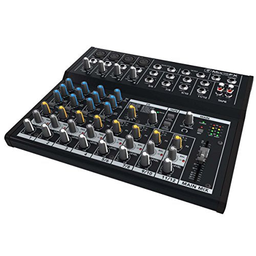 Mackie Mix Series, 12-Channel Compact Effects Mixer with Studio-Level Audio Quality and FX (Mix12FX) - Pro Mixers - electronicsexpo.com