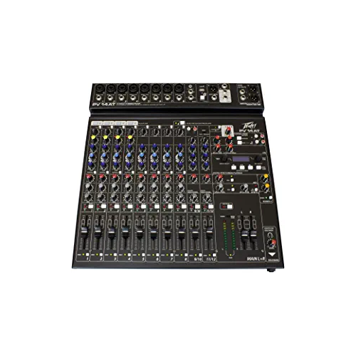 Peavey PV 14 AT 14 Channel Compact Mixer with Bluetooth and Antares Auto-Tune - Misc - electronicsexpo.com