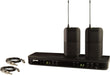 Shure BLX188/CVL Wireless Microphone System for Two Presenters with BLX88 Dual Channel Receiver, 2X BLX1 Bodypacks and 2X CVL Centraverse Lavalier Condenser Mics - J11 Band - Misc - electronicsexpo.com