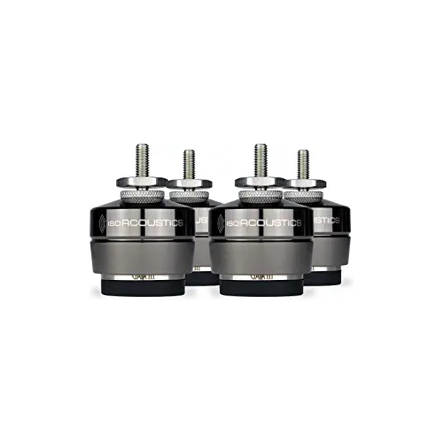 IsoAcoustics Gaia Series Isolation Feet for Speakers & Subwoofers (Gaia III, 70 lb max) ? Set of 4 - Misc - electronicsexpo.com