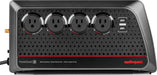 AudioQuest PowerQuest 3 8-Outlet/4-USB Surge Protector - Black/Silver - Power Protection - electronicsexpo.com
