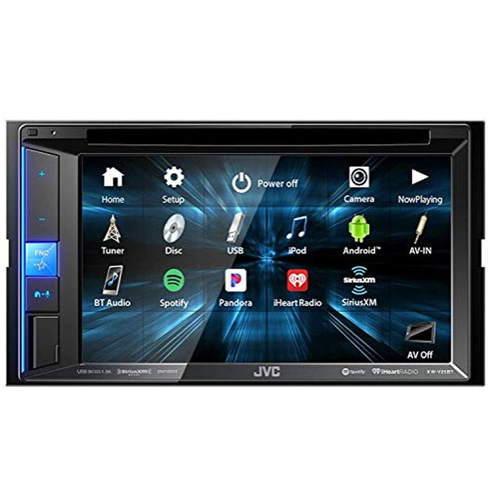 JVC KW-V25BT Multimedia Receiver Featuring 6.2" WVGA Clear Resistive Touch Monitor/Bluetooth / 13-Band EQ - Car Stereo Receivers - electronicsexpo.com
