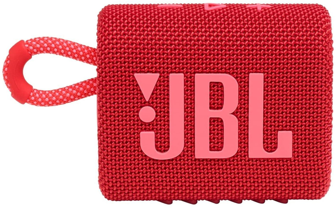 JBL Go 3 Portable Speaker with Bluetooth, Built-In Battery, Waterproof and Dustproof Feature