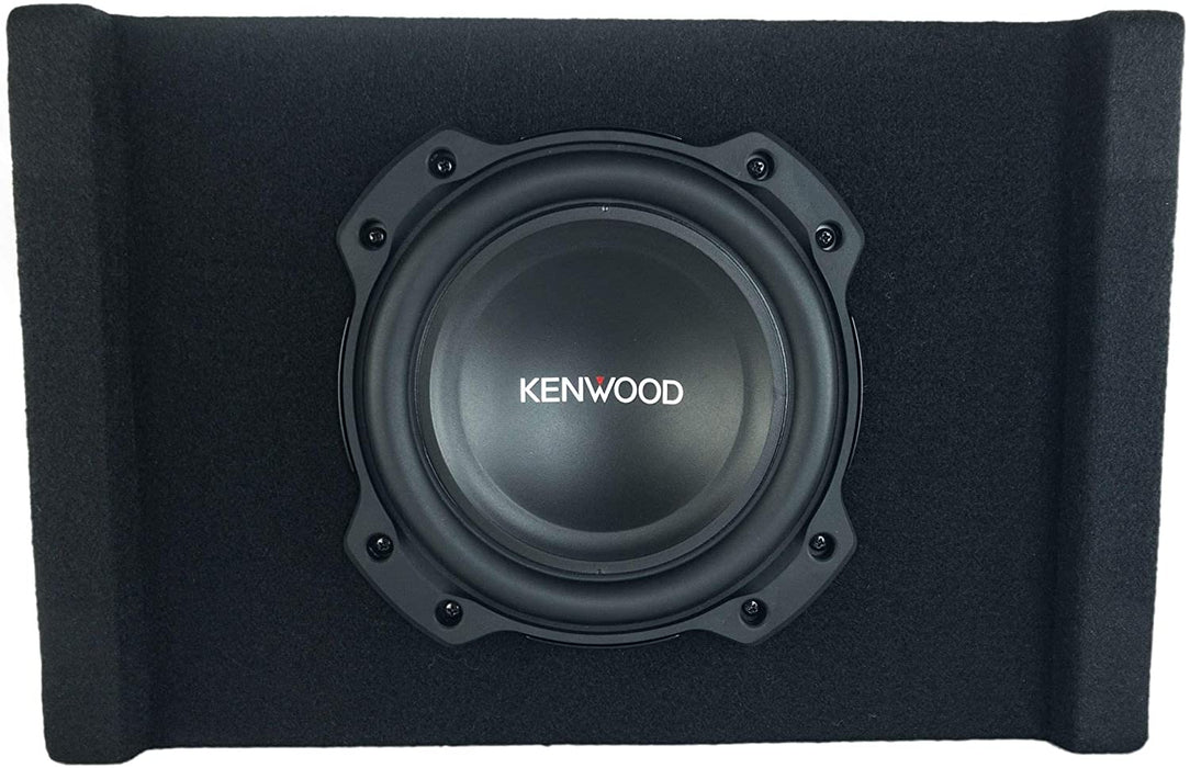 Kenwood P-W804B 8" Down-Firing Subwoofer in Ported Enclosure - Car Subwoofers - electronicsexpo.com