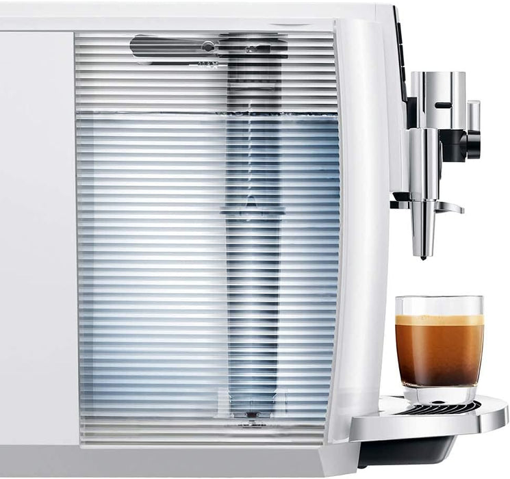Jura E8 (NAA) Automatic Espresso Machine (Piano White)