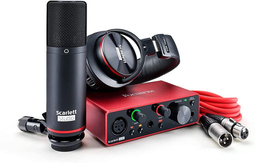 Focusrite Scarlett Solo Studio 3rd Gen USB Audio Interface Bundle