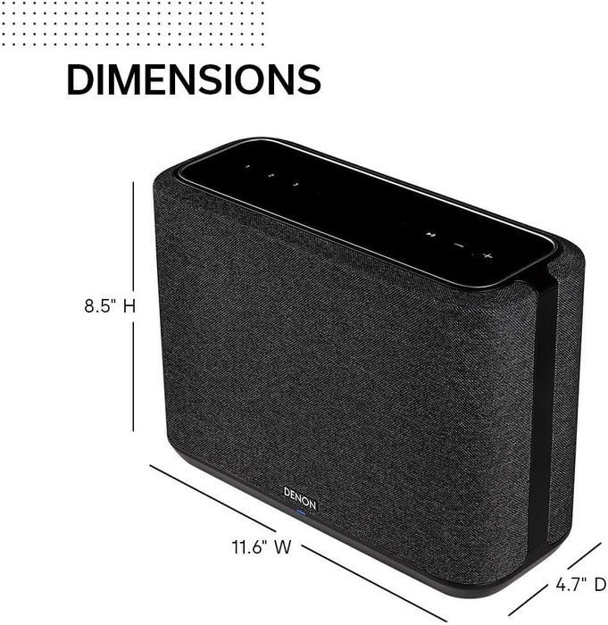 Denon Home 250 Wireless Powered Speaker with HEOS Built-in, Bluetooth, Amazon Alexa, and Apple AirPlay 2