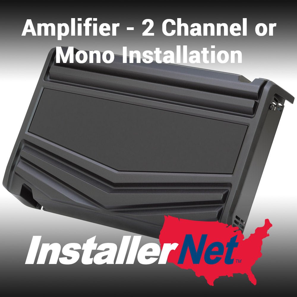 Amplifier (2 - CH)/EQ Installation - electronicsexpo.com - 