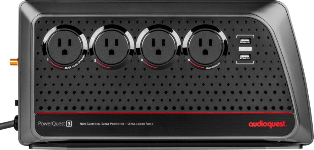 AudioQuest PowerQuest 3 8 - Outlet Power Conditioner & Non - Sacrificial Surge Protector - electronicsexpo.com - Power Protection