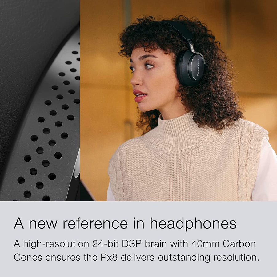 Bowers & Wilkins PX8 Over - Ear Noise - Canceling Wireless Headphones - electronicsexpo.com - Headphones