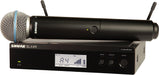 Shure BLX24R/B58 Wireless Microphone System with BLX4R Rack Mount Receiver and BLX2 Handheld Transmitter with BETA 58A Mic Capsule Optimized for Lead Vocal Applications - H9 Band - Misc - electronicsexpo.com