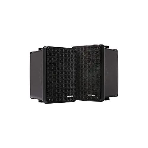 Kicker KB6B 2-Way Full Range Indoor Outdoor Speakers (Pair)