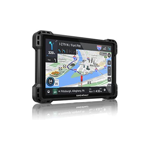 Rand McNally TND 1050 10-inch GPS Truck Navigator, Easy-to-Read Display, Custom Truck Routing, Rand Navigation, and Removable Guard, Black - Misc - electronicsexpo.com