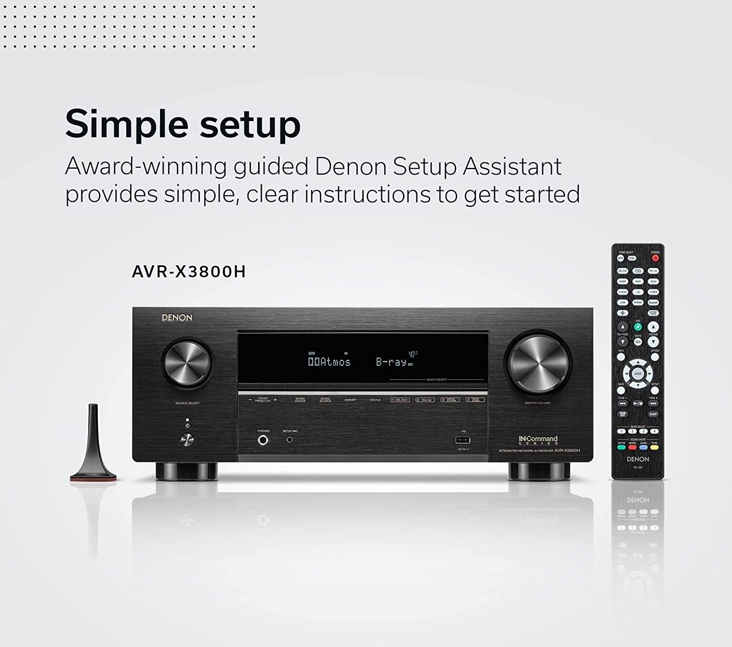 Denon AVR-X3800H 9.4-Channel Home Theater Receiver