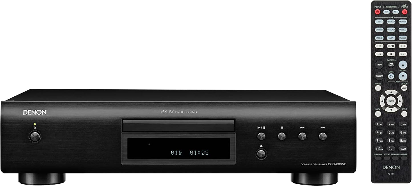Denon DCD - 600NE Single - Disc CD Player (Certified Refurbished) - electronicsexpo.com - CD Players