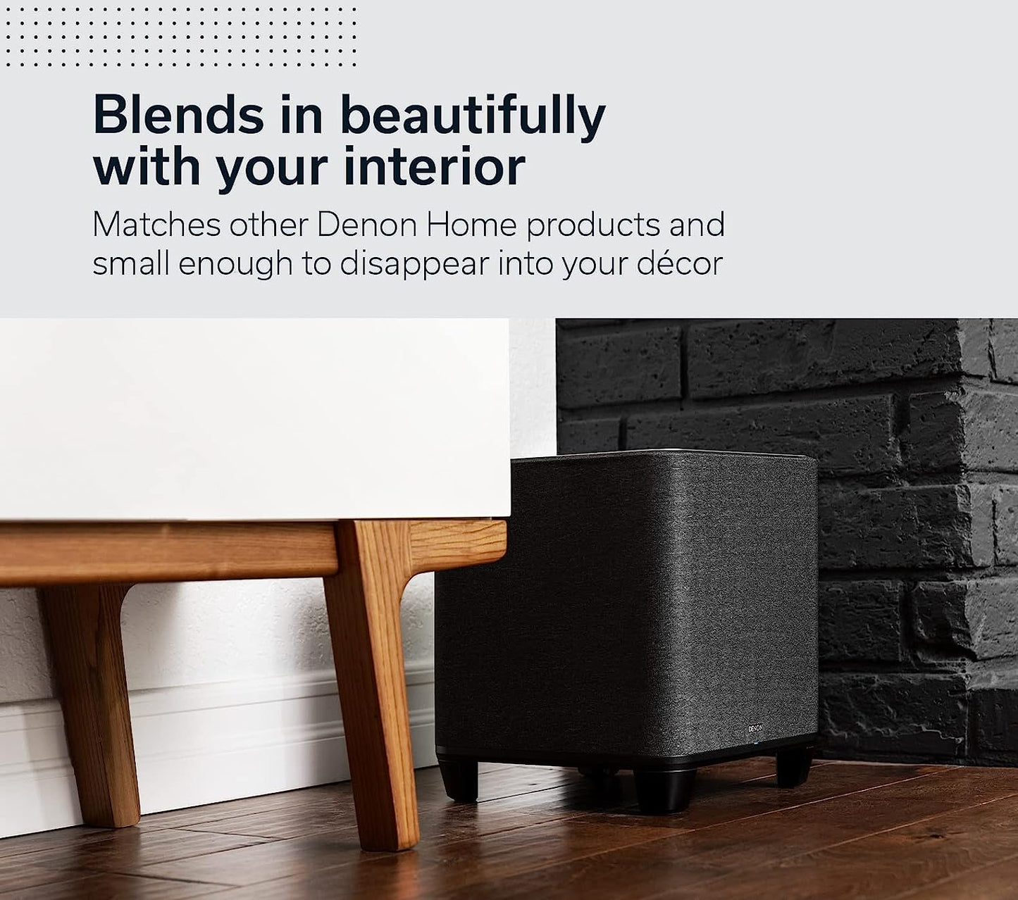Denon Home Subwoofer 8" Wireless Subwoofer for Compatible HEOS Speakers and Components - electronicsexpo.com - Subwoofers