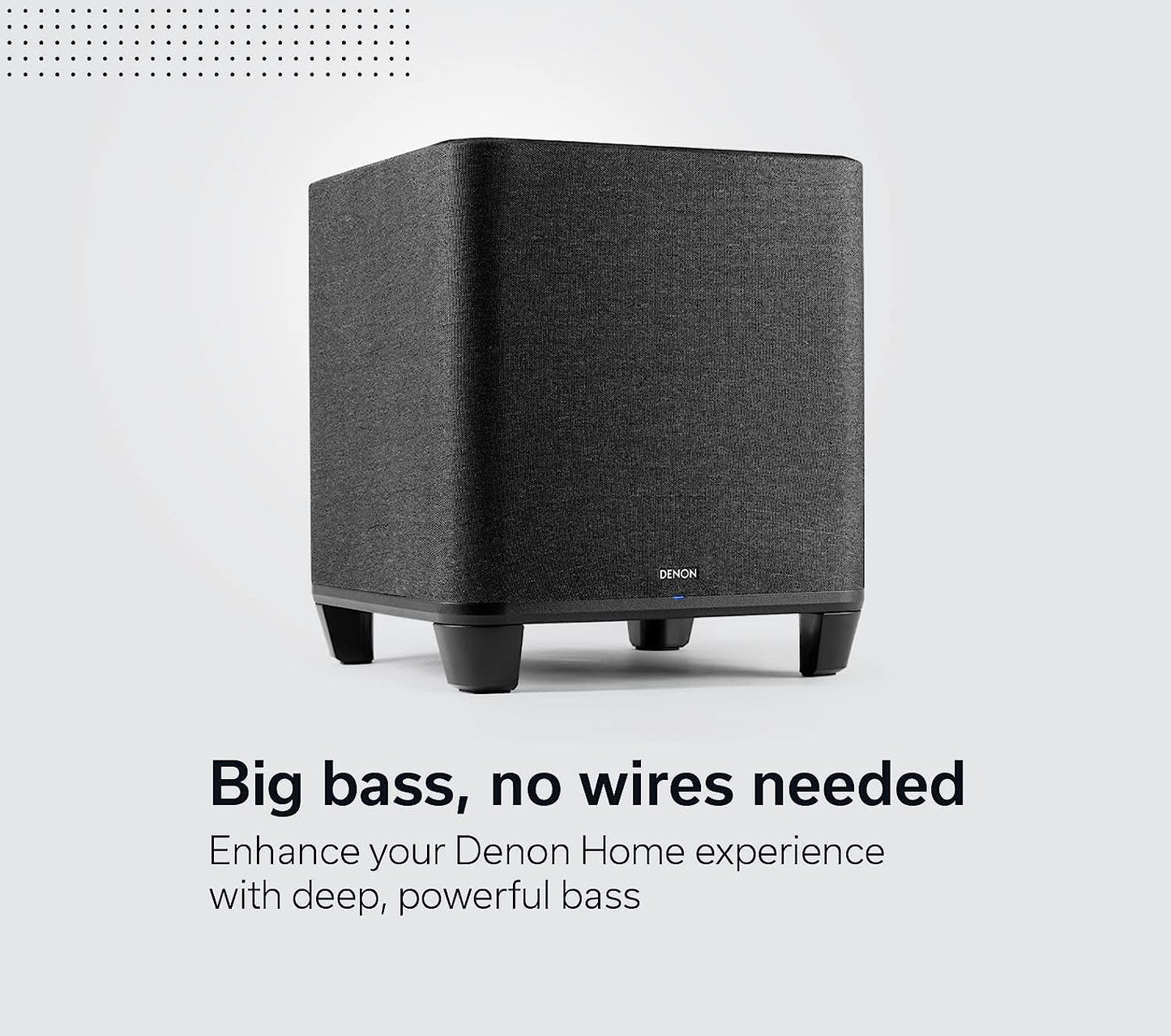 Denon Home Subwoofer 8" Wireless Subwoofer for Compatible HEOS Speakers and Components - electronicsexpo.com - Subwoofers