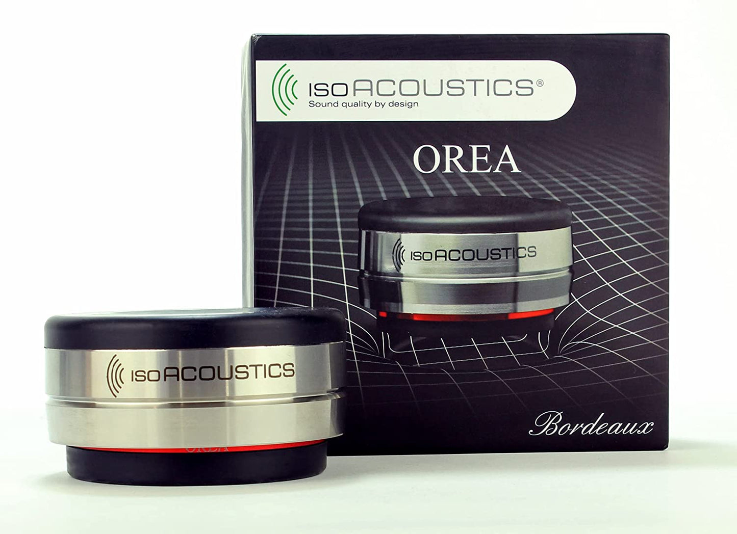 IsoAcoustics Orea Series Audio Equipment Isolators (Bordeaux - 32 lbs Max/pc) - Misc - electronicsexpo.com