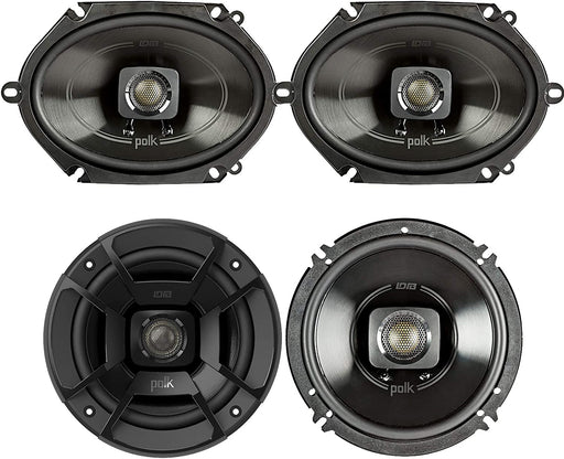Polk Audio - A Pair of DB652 6.5" Coaxial and A Pair of DB572 5x7 Speakers - Bundle Includes 2 Pair - Misc - electronicsexpo.com