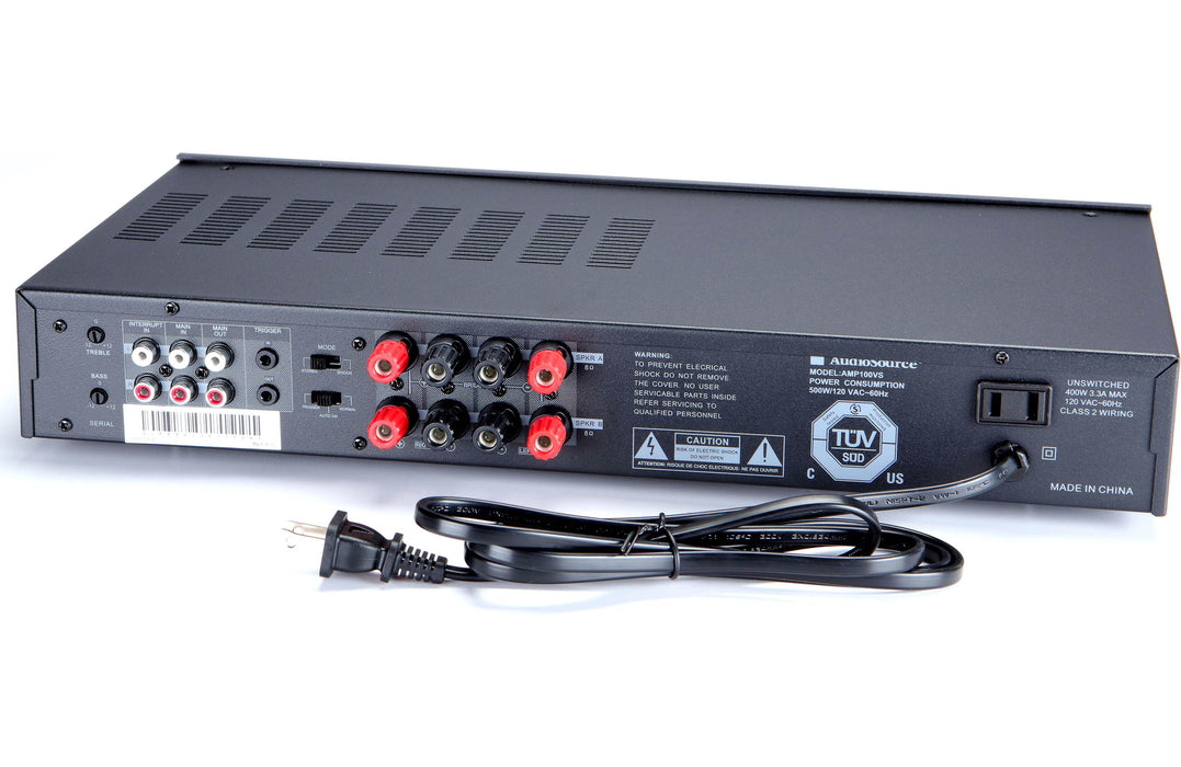 AudioSource AMP100VS Stereo Dual-Source Power Amplifier - Amplifiers / Pre-Amps - electronicsexpo.com