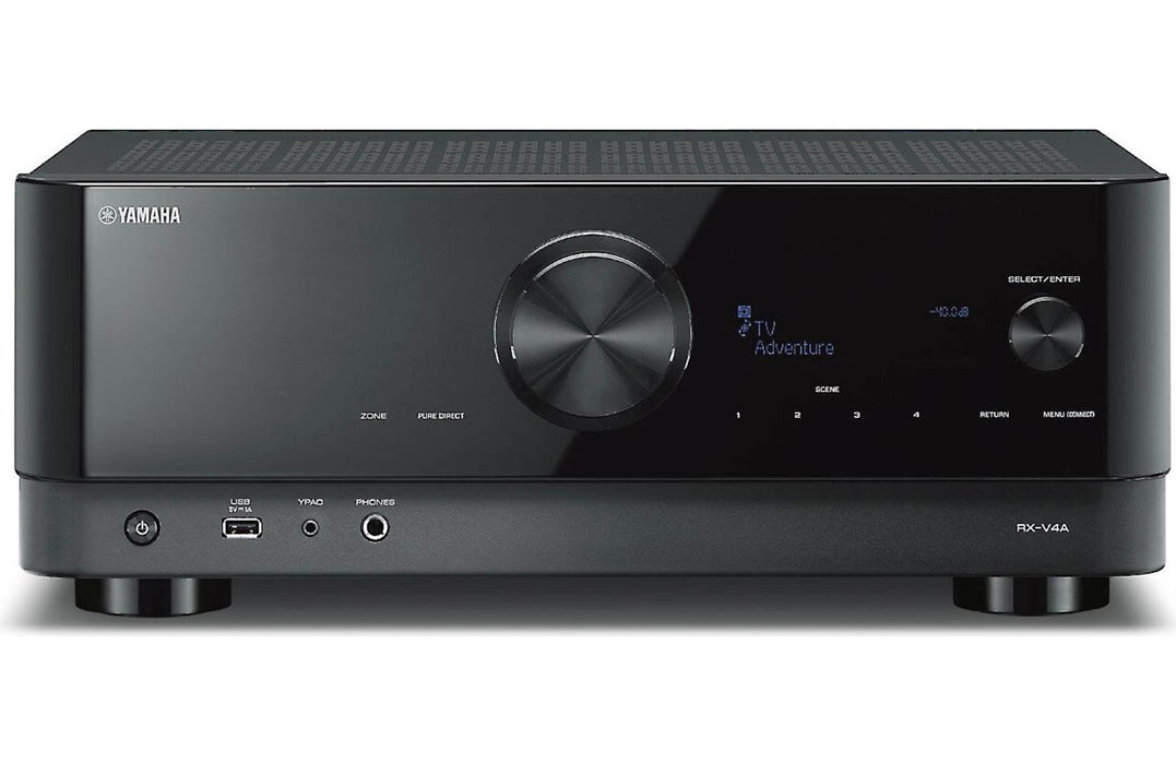 Yamaha RX-V4A 5.2 Channel 8K Home Theater AV Receiver