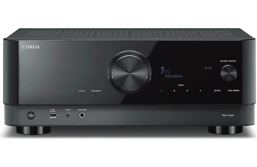 Yamaha RX-V4A 5.2 Channel 8K Home Theater AV Receiver (Certified Refurbished)