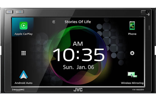JVC KW-M865BW Digital Multimedia Receiver (Does Not Play CDs) - Car Stereo Receivers - electronicsexpo.com