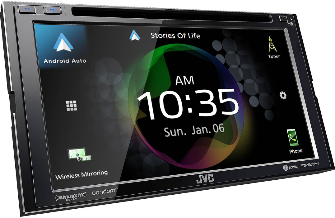 JVC KW-V950BW CD/DVD MultiMedia Receiver - Car Stereo Receivers - electronicsexpo.com