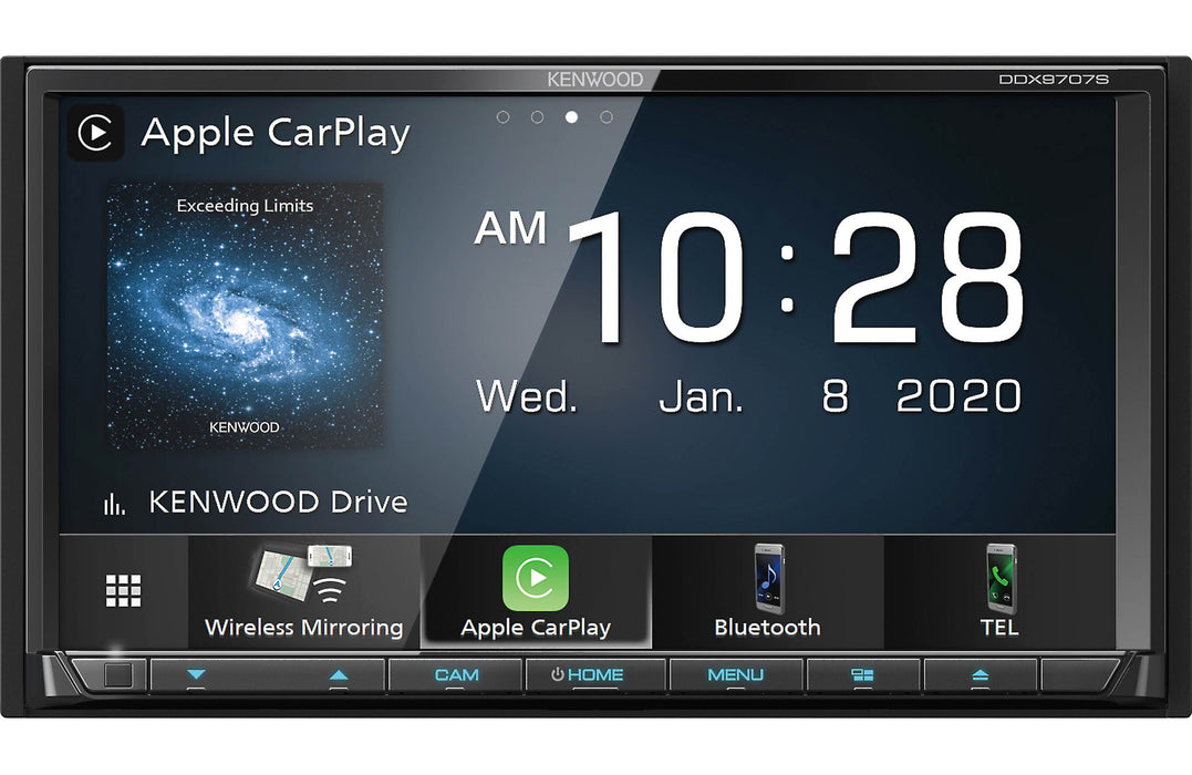 Kenwood DDX9707S DVD Receiver with Apple CarPlay & Android Auto - Car Stereo Receivers - electronicsexpo.com