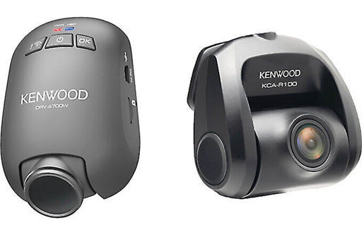 Kenwood DRV-A700WDP Compact HD dash cam with Wi-Fi and GPS — includes rear-view cam - Dash Camera - electronicsexpo.com