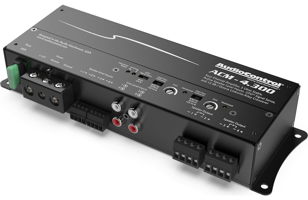 Audio Control ACM4.300 ACM Series Compact 4-Channel Car Amplifier