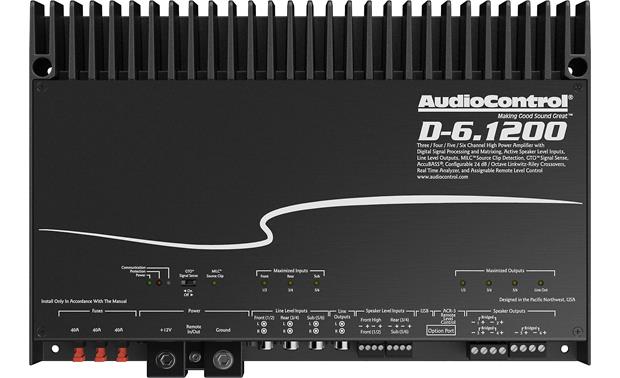 Audio Control D-6.1200 6-Channel Car Amplifier with Digital Signal Processing - Car Amplifier - electronicsexpo.com