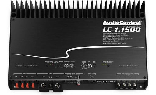 Audio Control LC11500 Mono Subwoofer Amplifier 1,500 Watts RMS x 1 At 2 Ohms - Car Amplifier - electronicsexpo.com