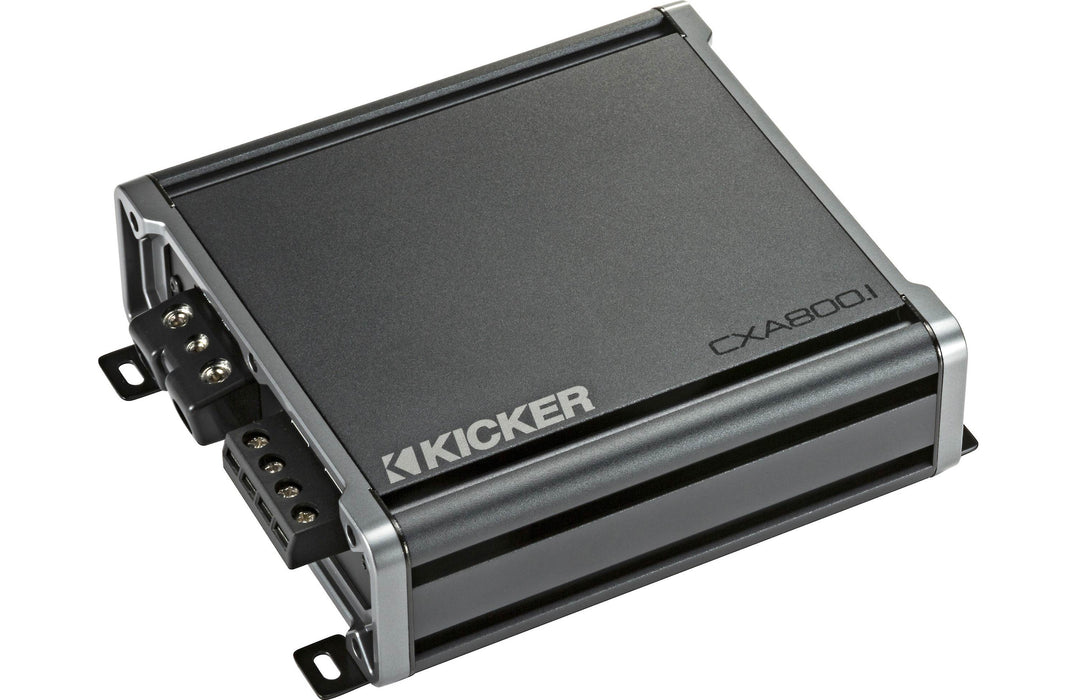 Kicker 46CXA8001 Car Audio Class D Amp Mono 1600W Peak Sub Amplifier CXA800.1 - Car Amplifier - electronicsexpo.com