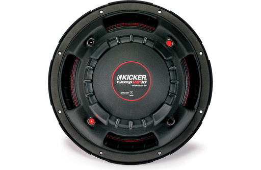 KICKER 43CVR102 CompVR 10 Inch 700 Watts 2 Ohm Dual Voice Coil Car Audio Subwoofer with Polypropylene Cone and 360 Degree Back Bracing - Car Subwoofers - electronicsexpo.com