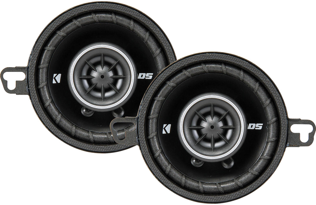 Kicker 43DSC3504 DS Series 3-1/2" 2-Way Car Speakers (Pair) - Car Speakers - electronicsexpo.com