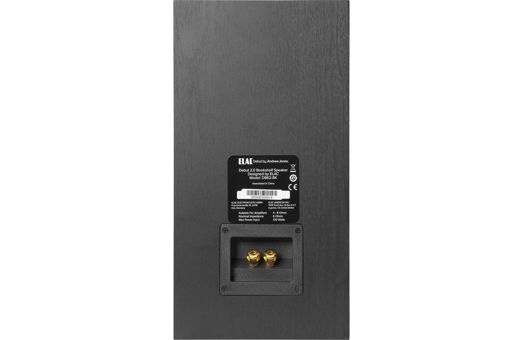 Elac B6.2 Debut 2.0 Bookshelf Speakers (Pair)