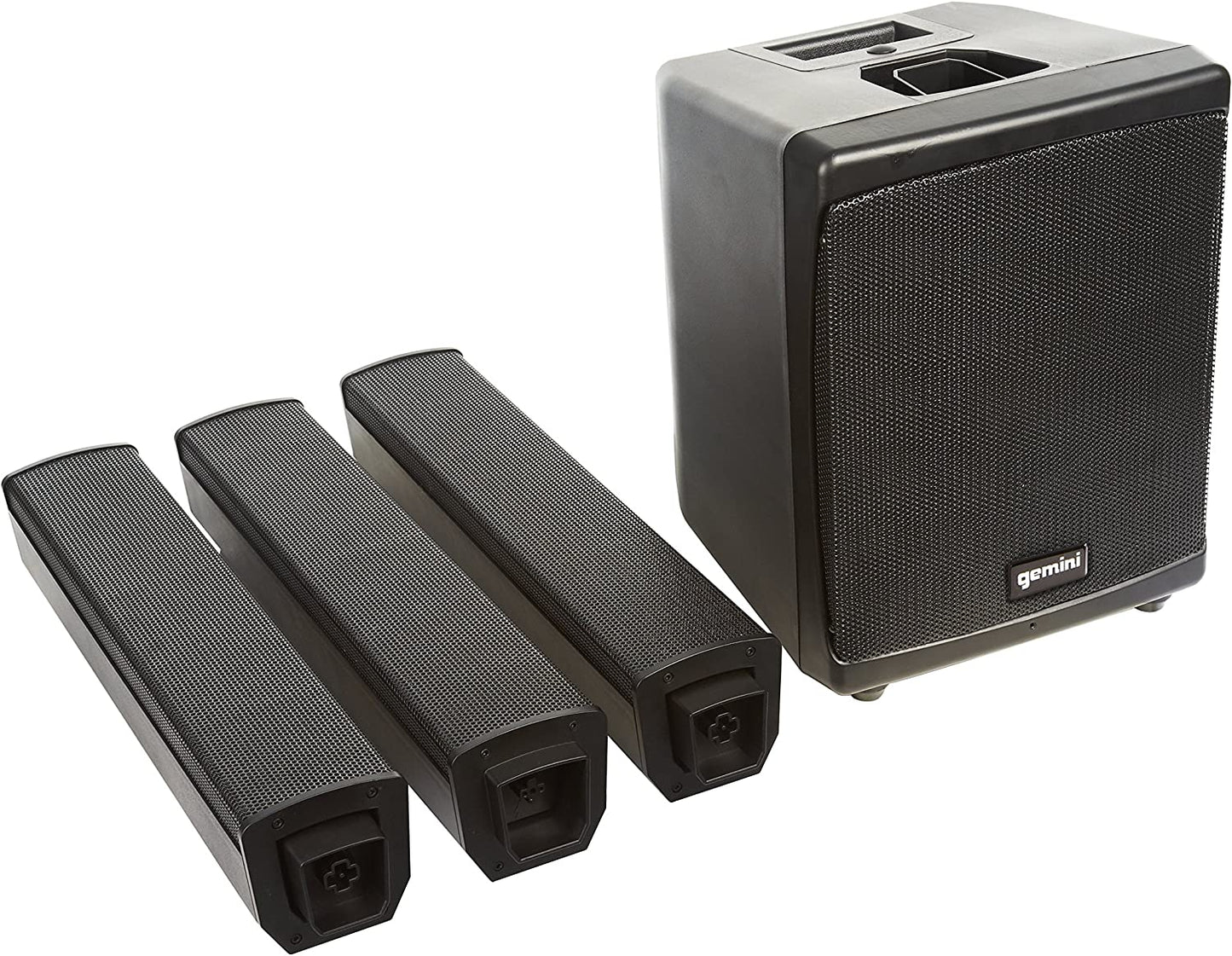 Gemini Sound WRX - 843 Professional Audio Bluetooth 78" Tall Column Line Array PA Speakers, 8" Subwoofer - electronicsexpo.com - Powered + PA Speakers