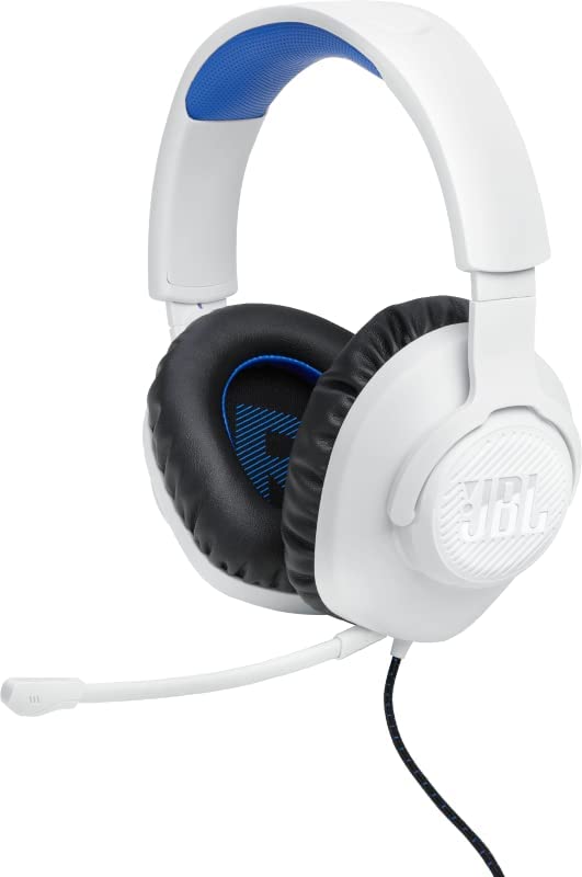 JBL Quantum 100P Console Gaming Headset for Playstation (White) - electronicsexpo.com - Headphones