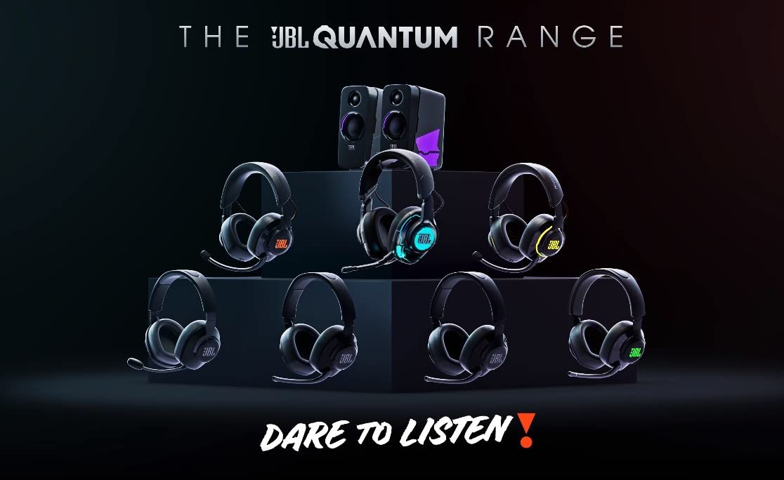 JBL Quantum 300 Wired Over - Ear Gaming Headphones (Black) - electronicsexpo.com - Wired Headphones