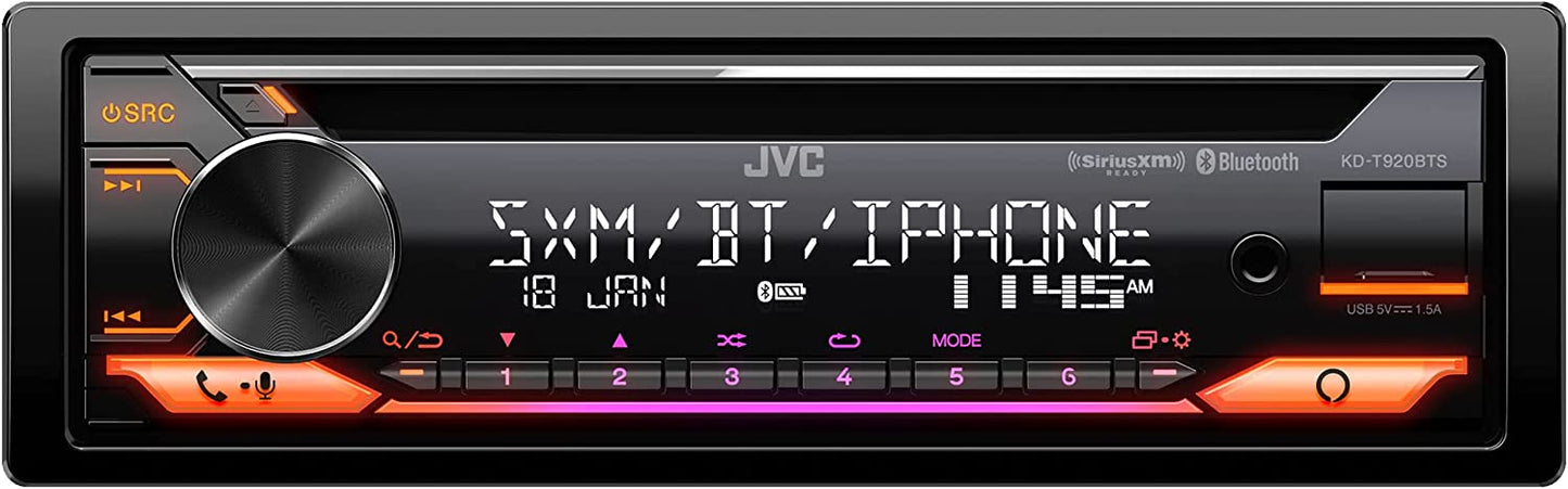 JVC KD - T920BTS Single - DIN Car Stereo Receiver - electronicsexpo.com - Car Stereo Receivers